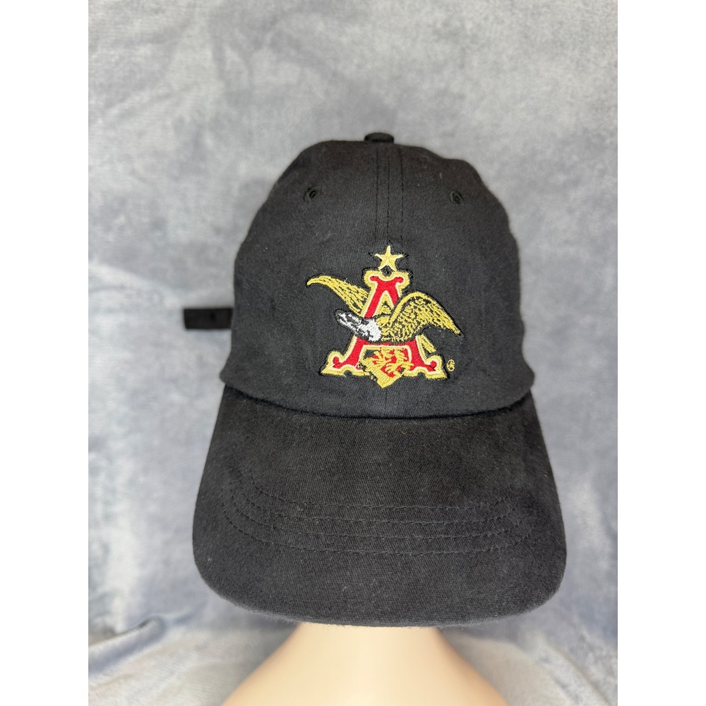 Anheuser‎ Busch Baseball Cap Mens OSFM Black St. Louis MO Embroidered Dad Hat